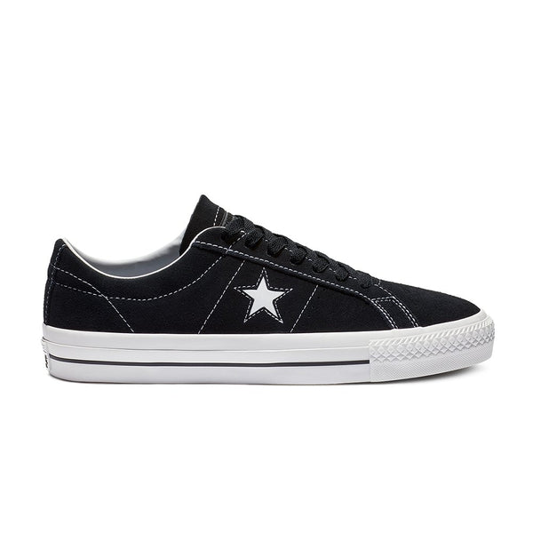 Chaussures Converse Cons One Star Pro Ox Chaussures -Black / White / White - STREETART.FR